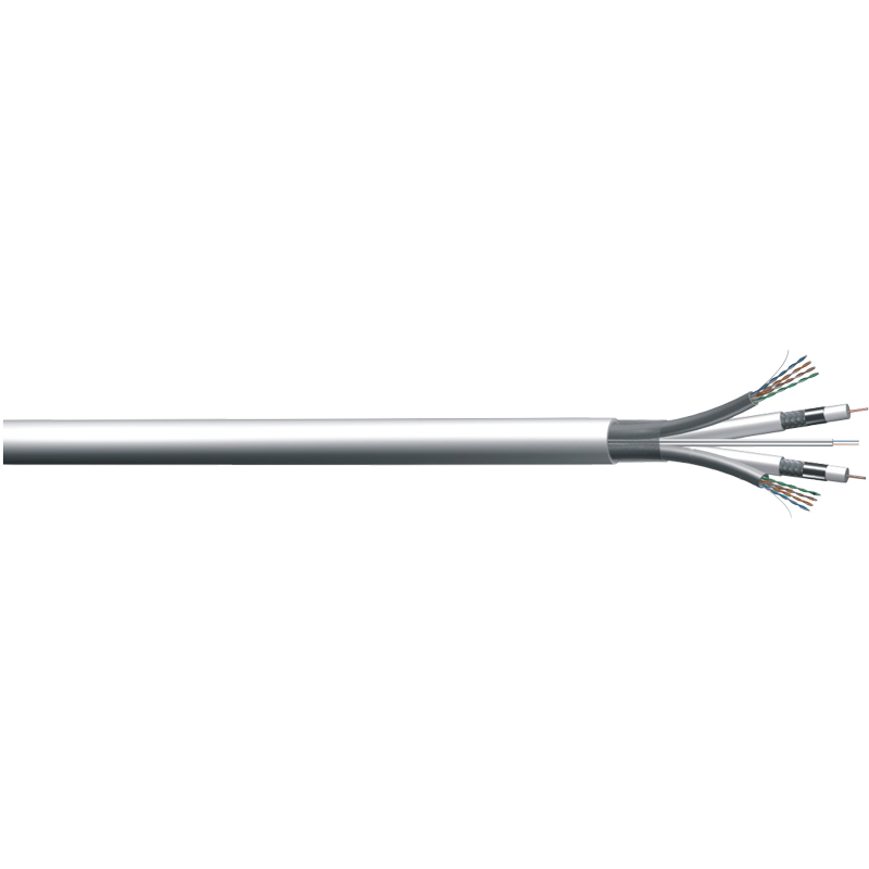 Multikábel – koaxiálny kábel a dátový kábel a FTTH